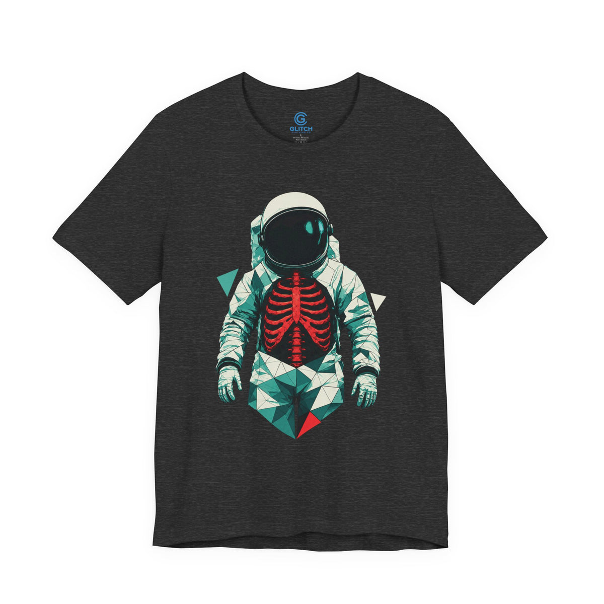Crimson Rib Fragments — Premium Graphic Tee