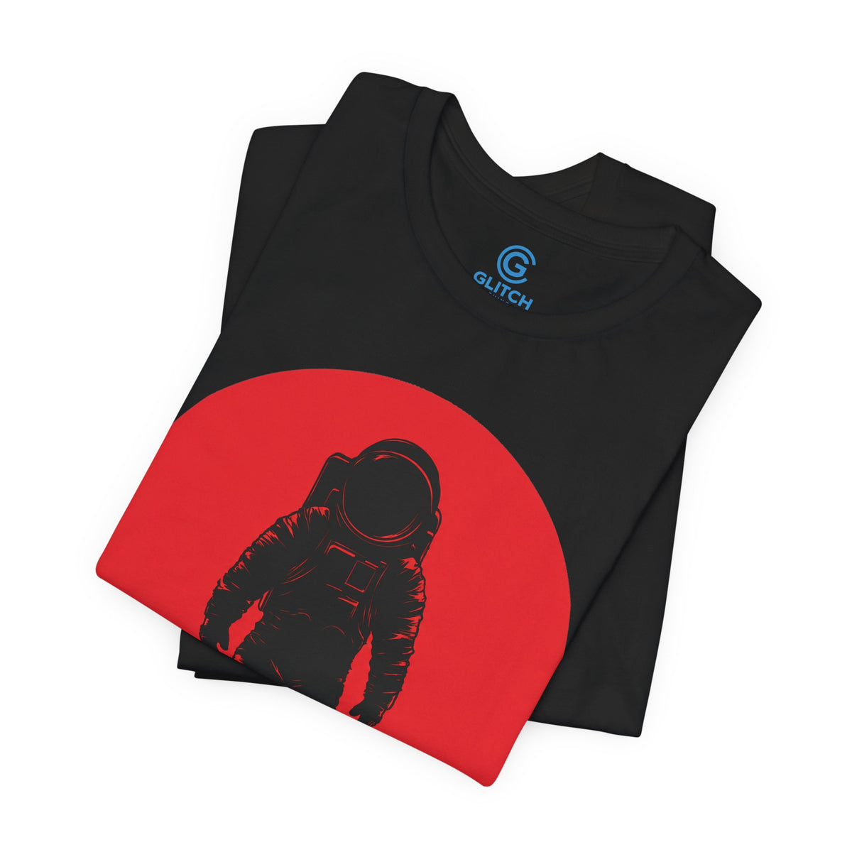 Scarlet Silhouette Orbit — Premium Graphic Tee