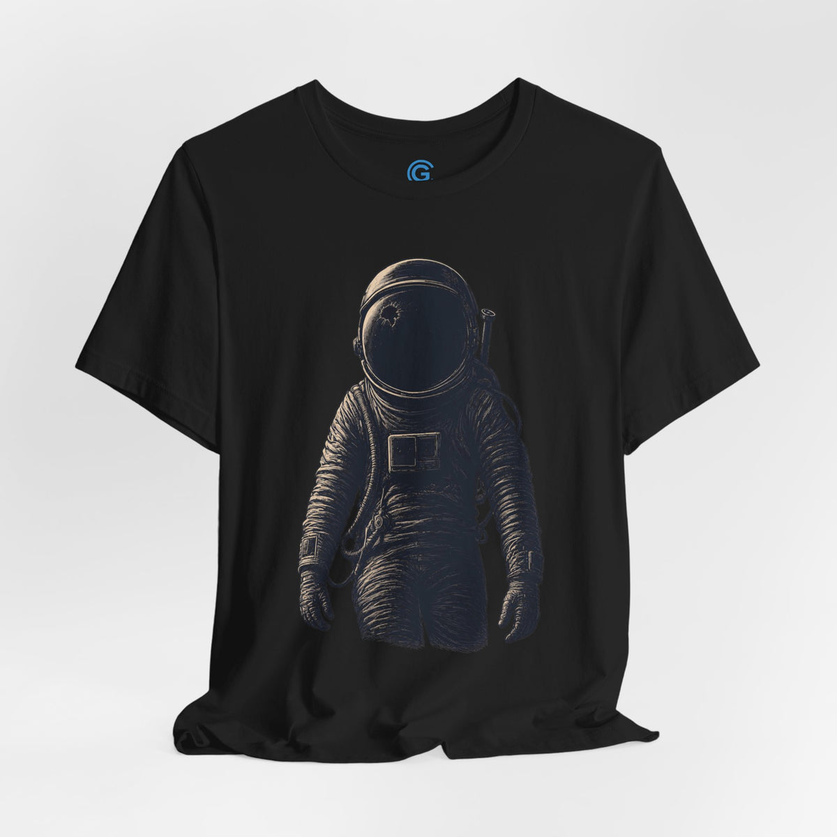 Midnight Grunge Tilt — Premium Graphic Tee