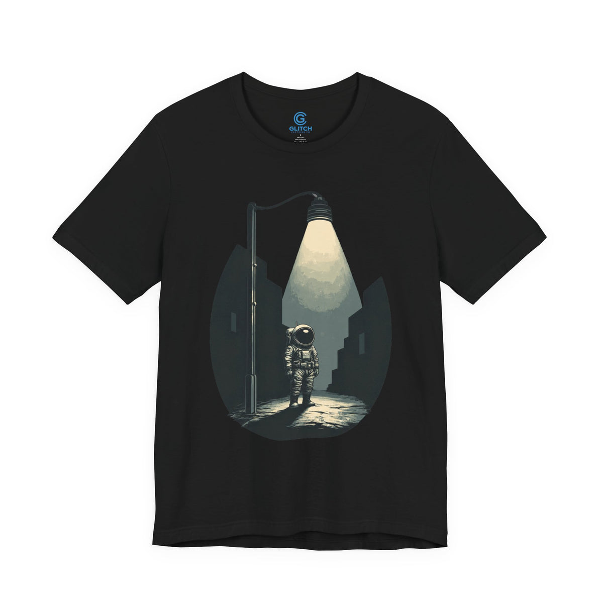 Teal Alley Solitude — Premium Graphic Tee