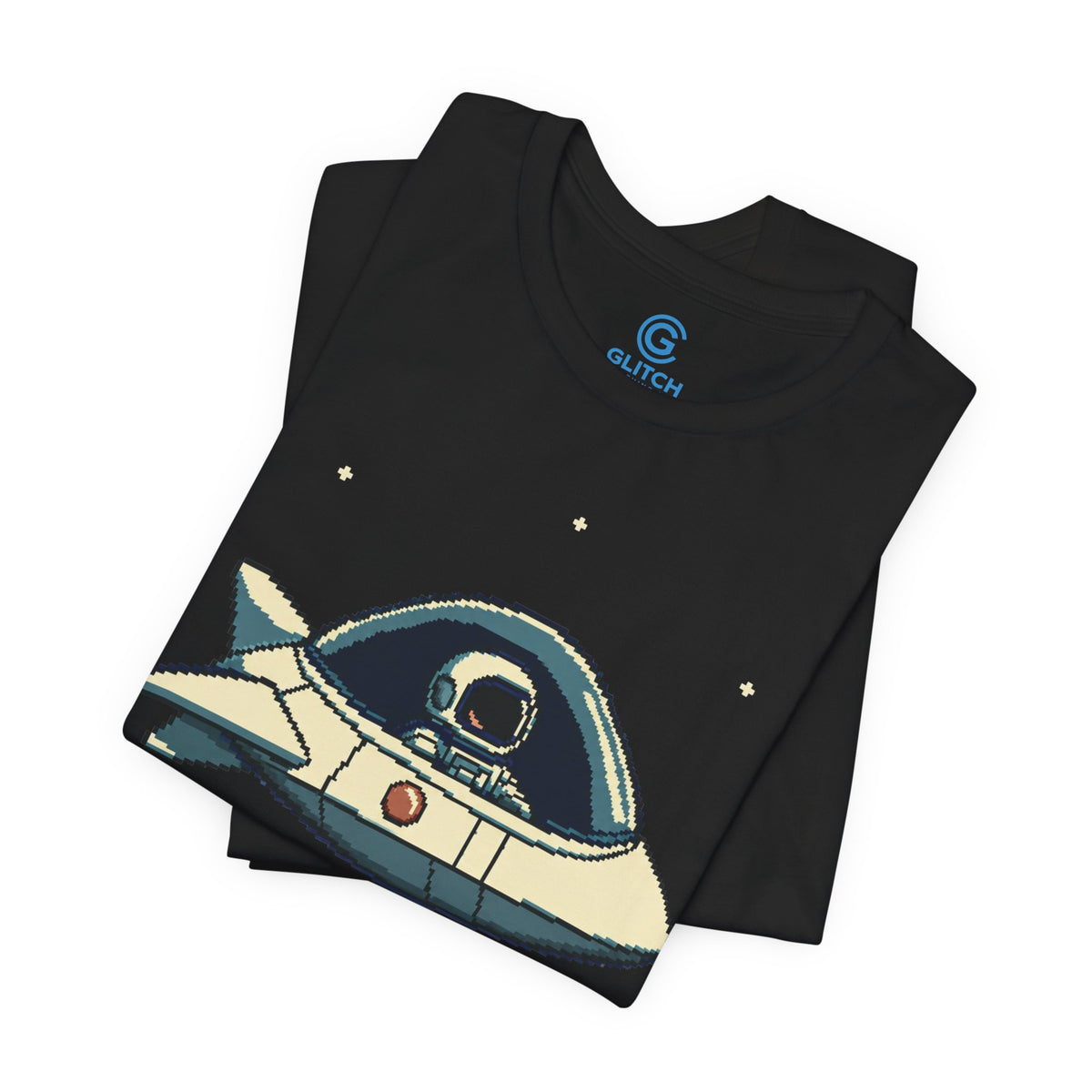 Pixel Starfaring Capsule — Premium Graphic Tee