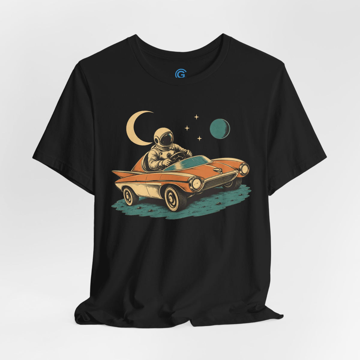 Atomic Moon Roadster — Premium Graphic Tee