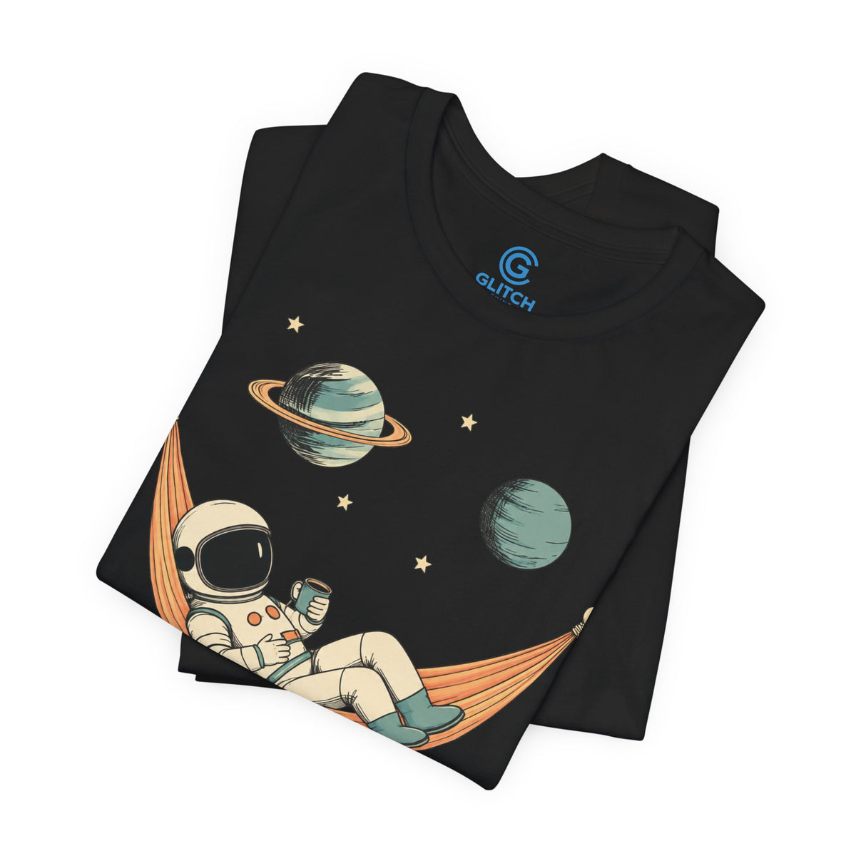 Peach Cosmic Hammock — Premium Graphic Tee
