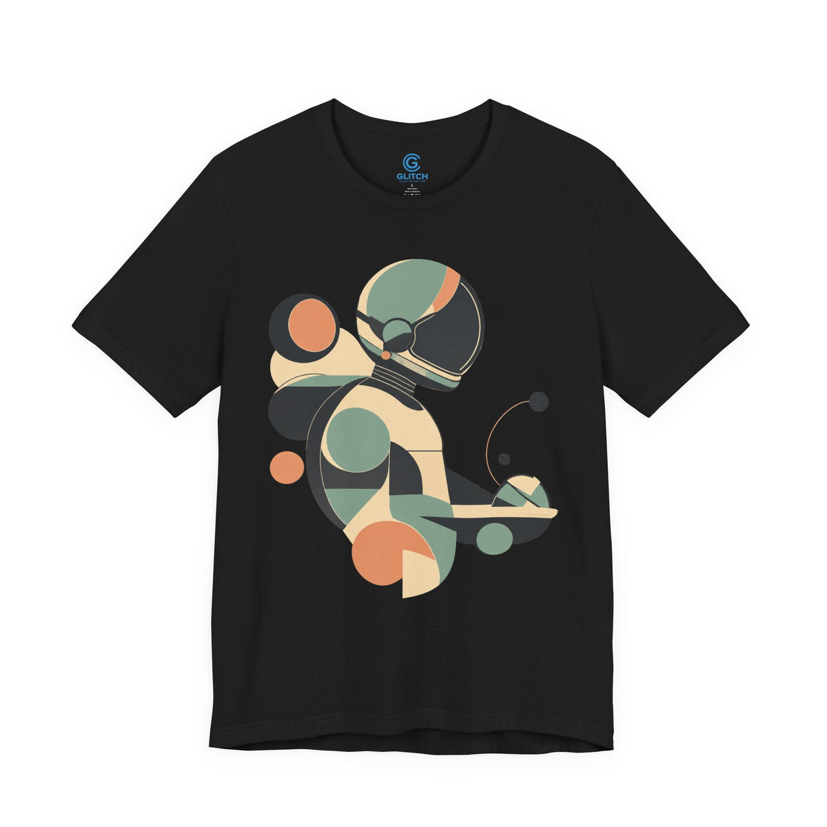 Geometric Orbit Profile — Premium Graphic Tee