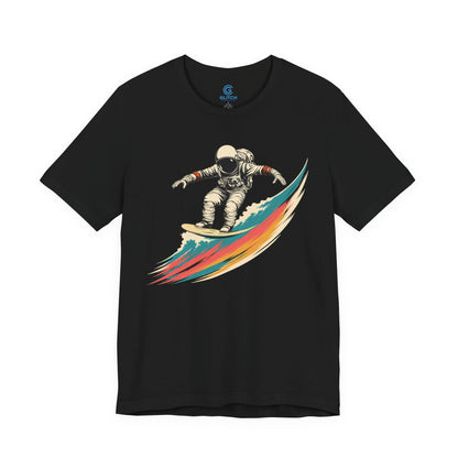 Teal Breaker Surf — Premium Graphic Tee
