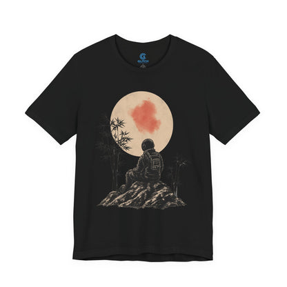 Bamboo Moon Contemplation — Premium Graphic Tee
