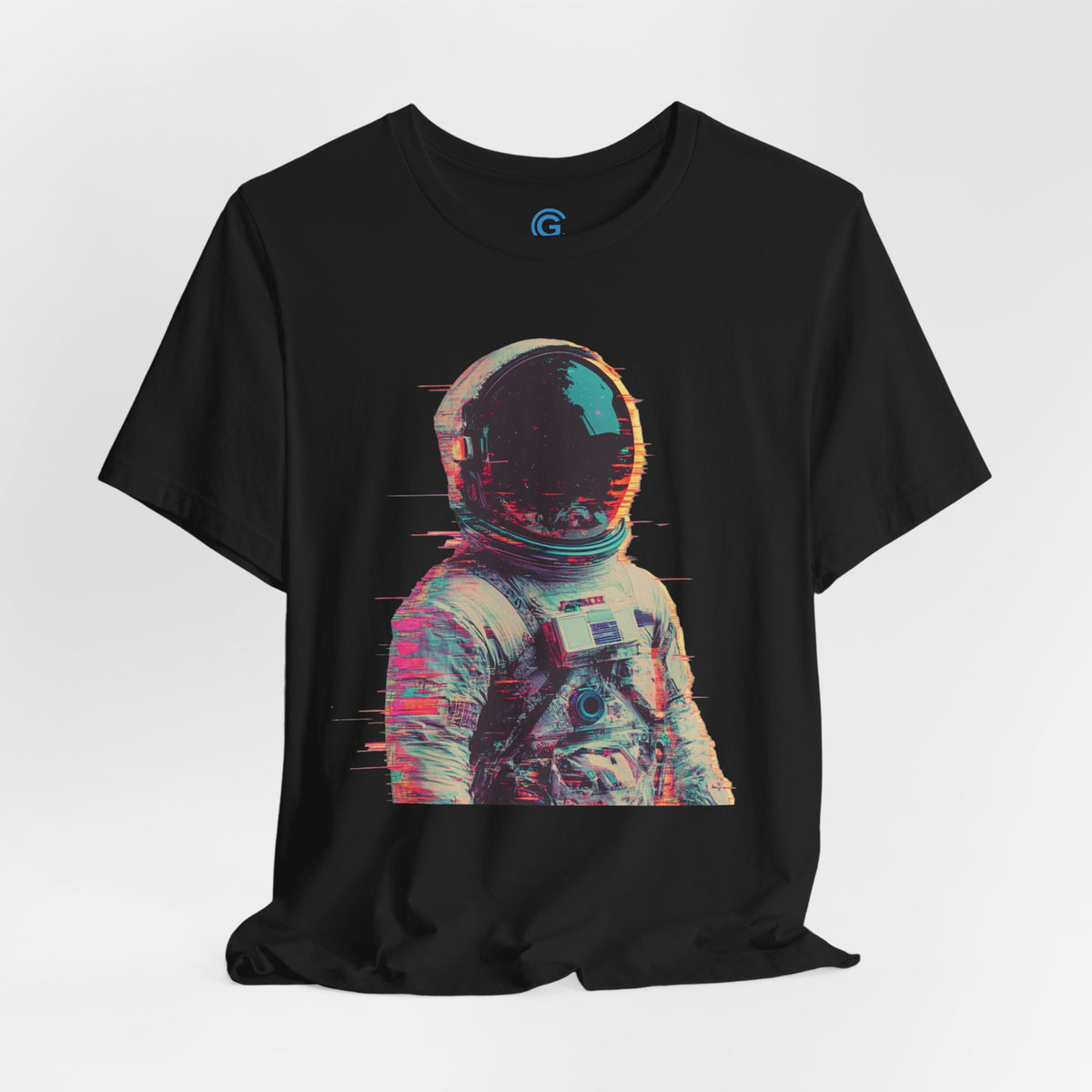 Spectrum Static Portrait — Premium Graphic Tee