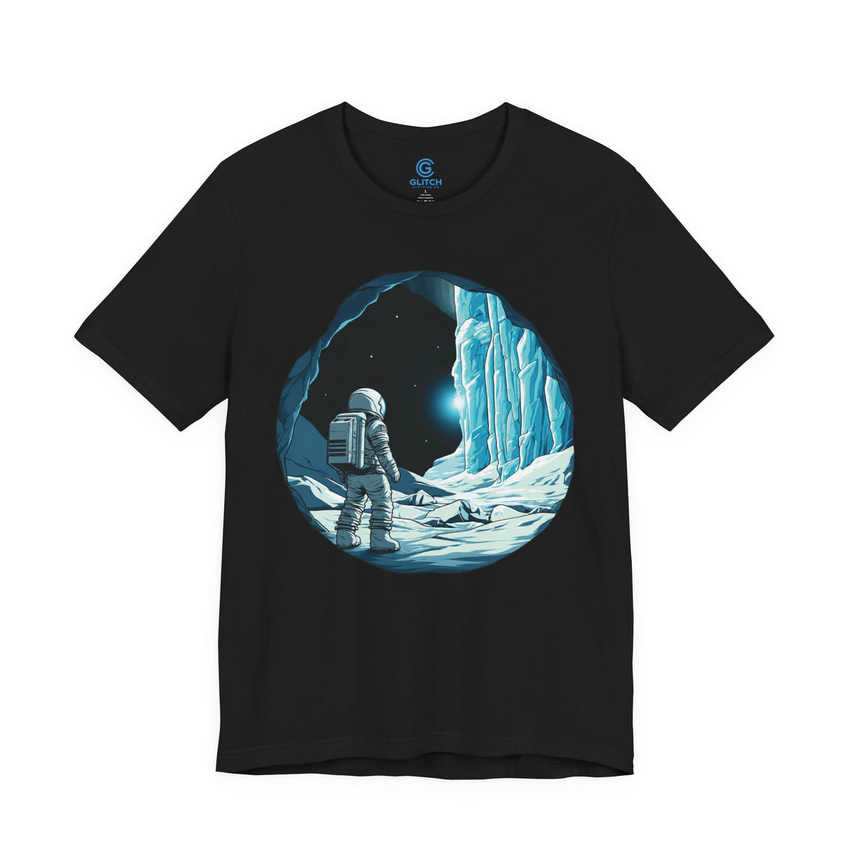 Glacial Cave Lookout — Premium Graphic Tee