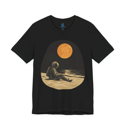 Golden Tide Contemplation — Premium Graphic Tee