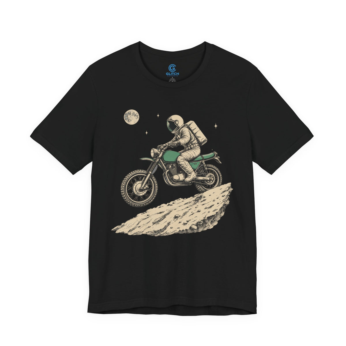 Rising Lunar Scrambler — Premium Graphic Tee