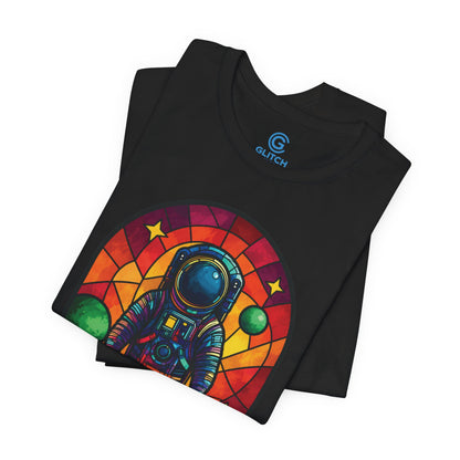 Rainbow Glass Orbit — Premium Graphic Tee