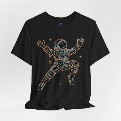 Open Arms Neon Float — Premium Graphic Tee