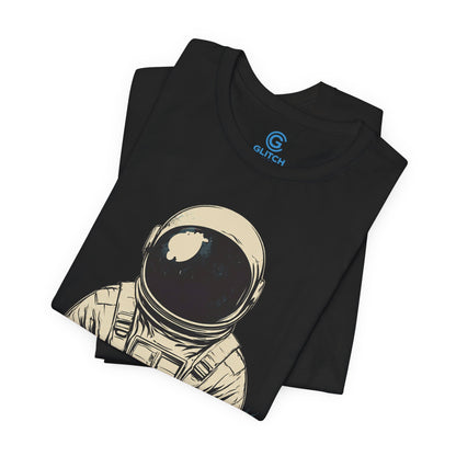 Cyan Ink Portrait — Premium Graphic Tee