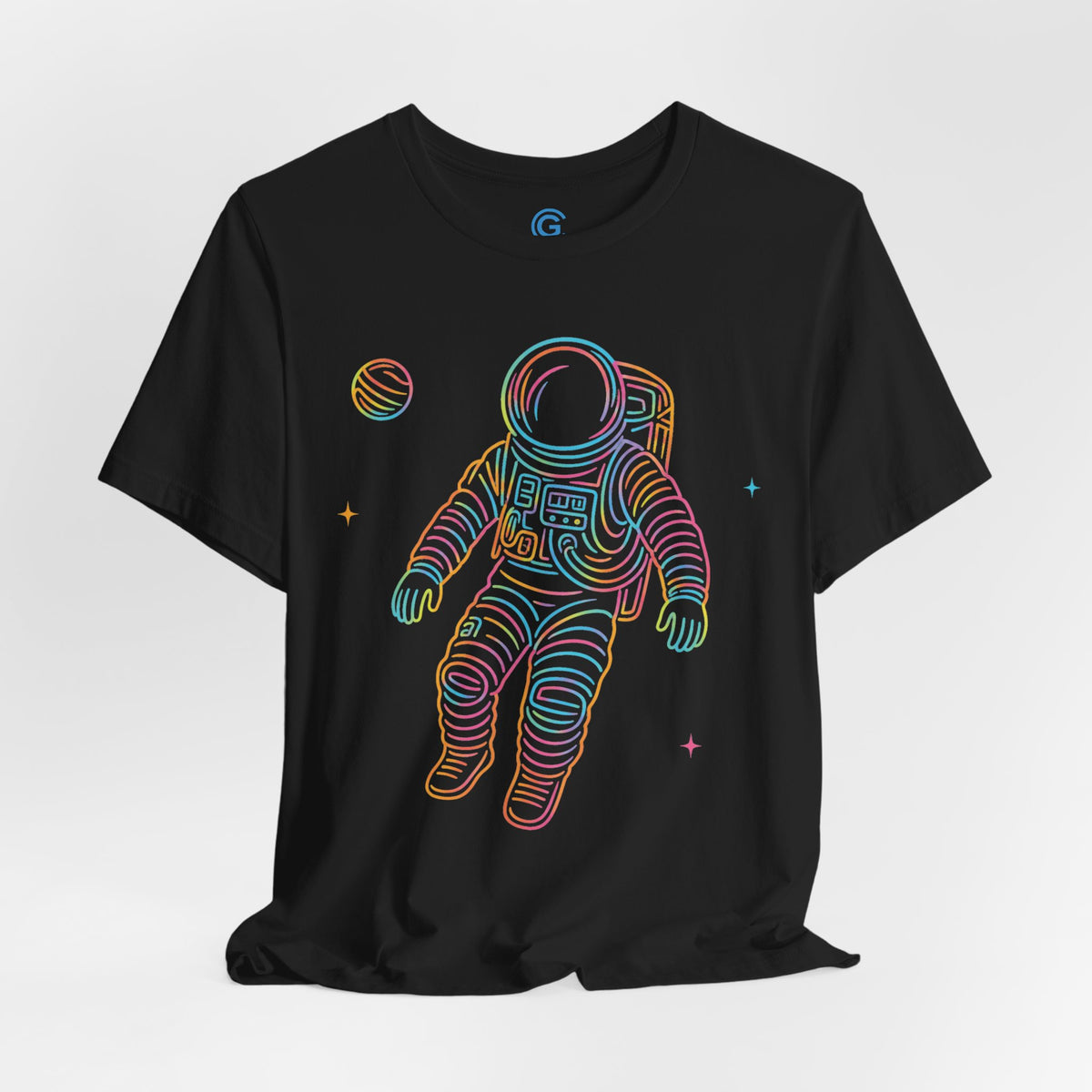 Rainbow Line Drift — Premium Graphic Tee