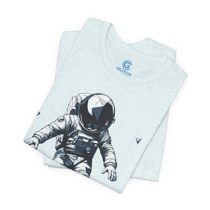 Silver Facet Drift — Premium Graphic Tee