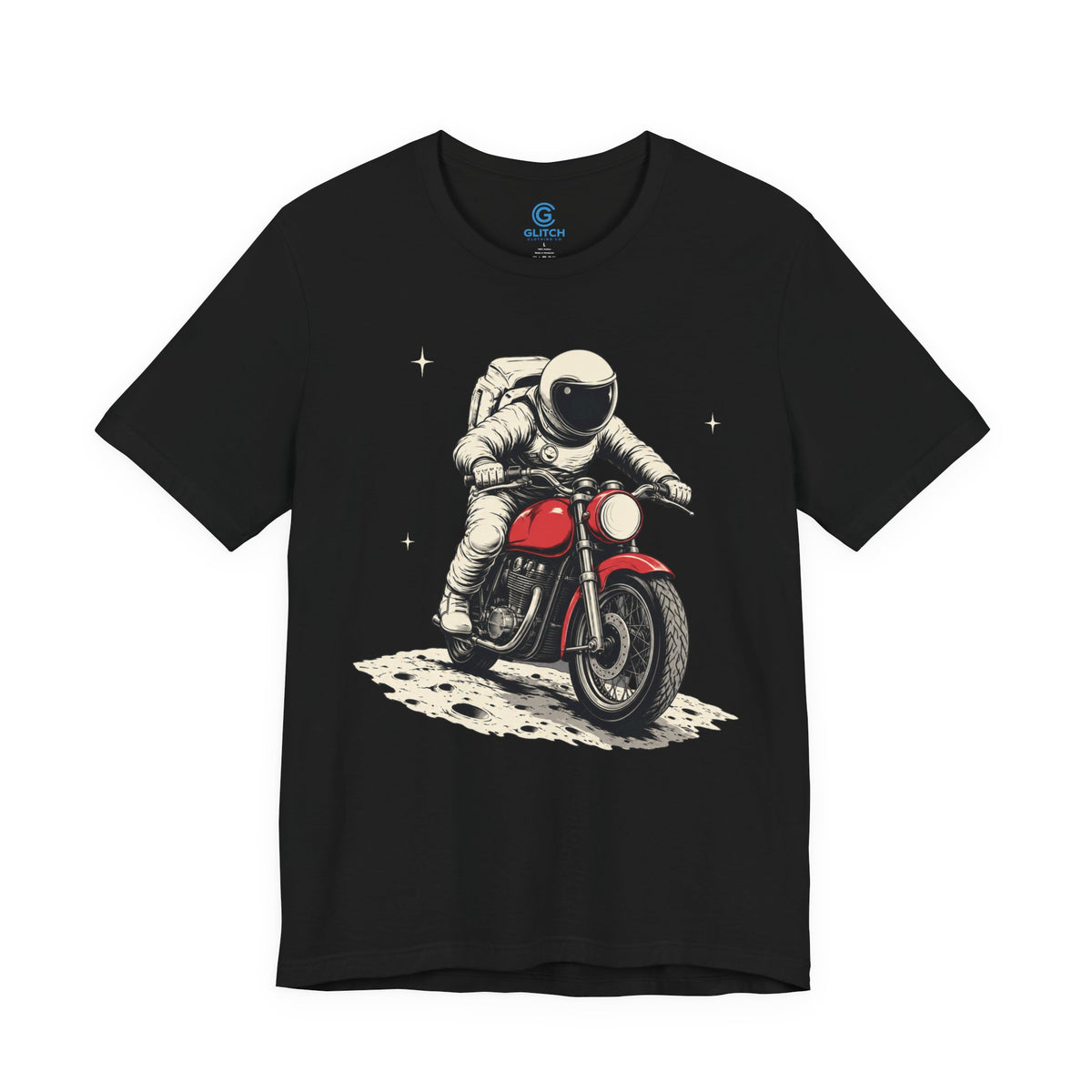 Red Lunar Motorbike — Premium Graphic Tee