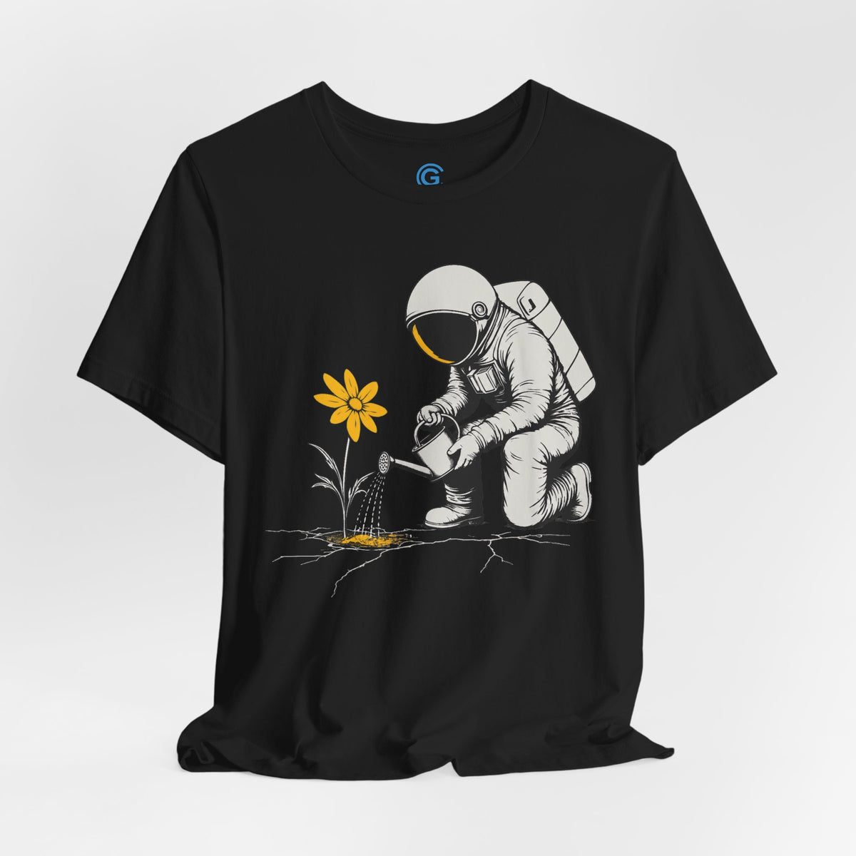 One Yellow Flower — Premium Graphic Tee