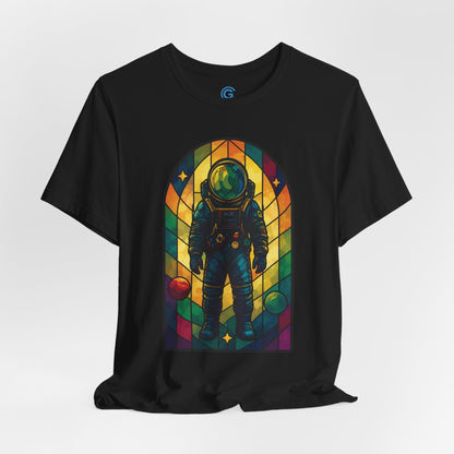 Golden Glass Pilgrim — Premium Graphic Tee