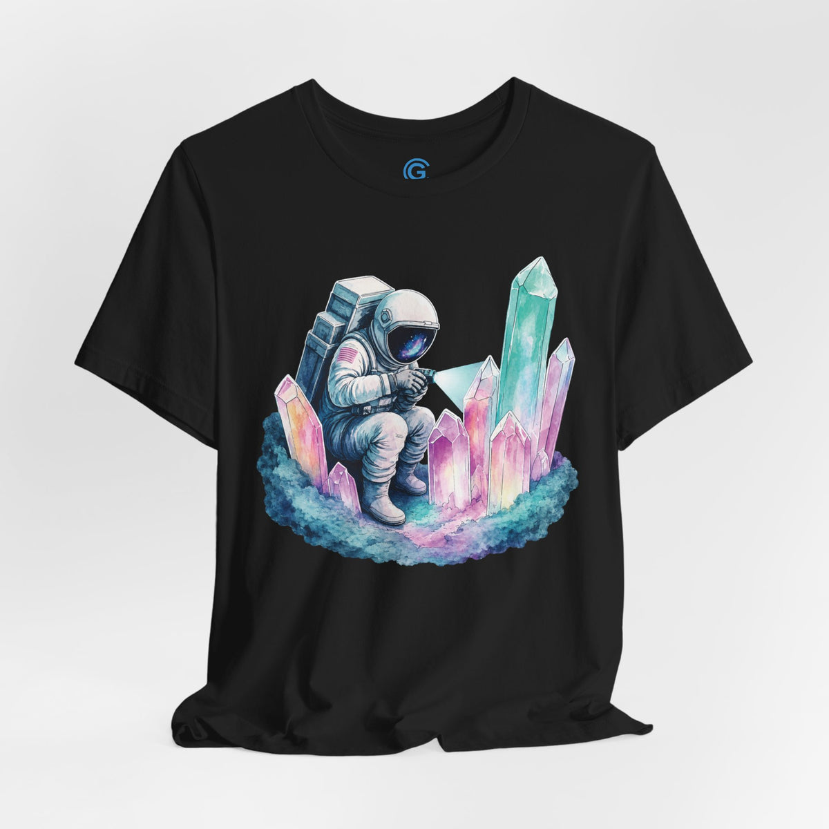 Pastel Crystal Inspection — Premium Graphic Tee