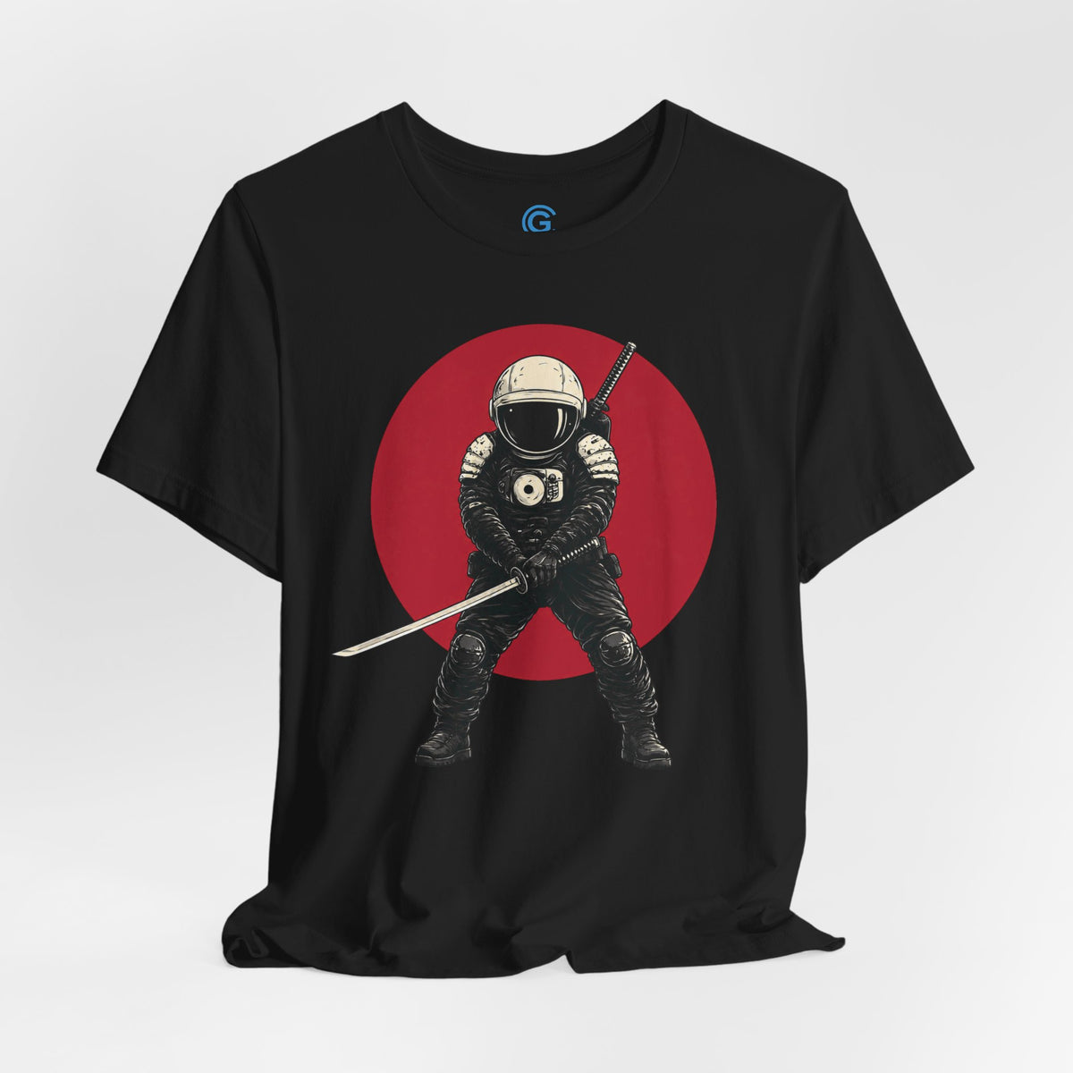 Crimson Samurai Stance — Premium Graphic Tee
