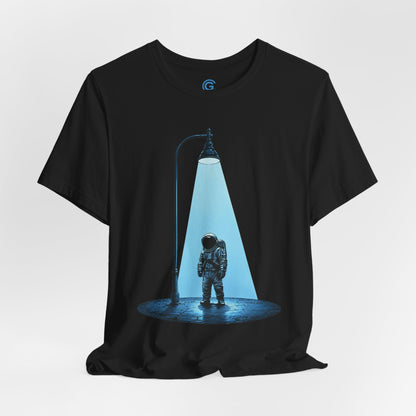 Blue Hour Streetlamp — Premium Graphic Tee