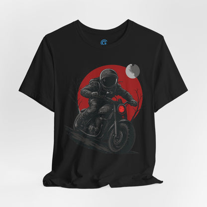 Crimson Night Rider — Premium Graphic Tee