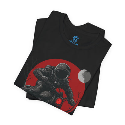 Crimson Night Rider — Premium Graphic Tee