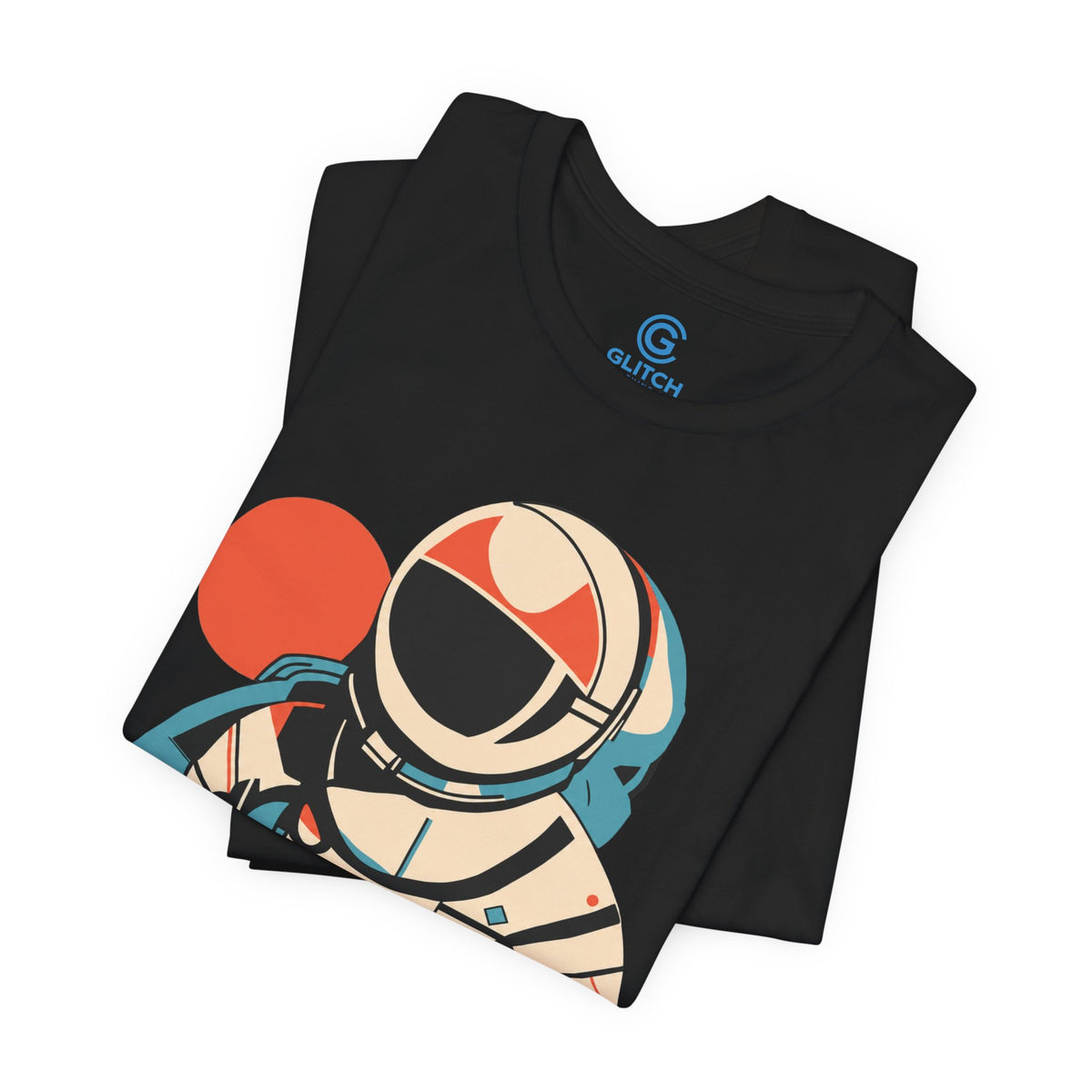 Cubist Coral Orbit — Premium Graphic Tee