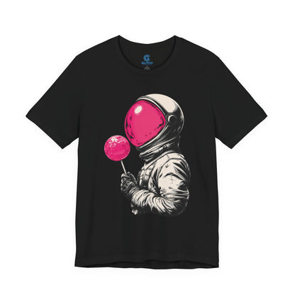 Pink Lollipop Portrait — Premium Graphic Tee