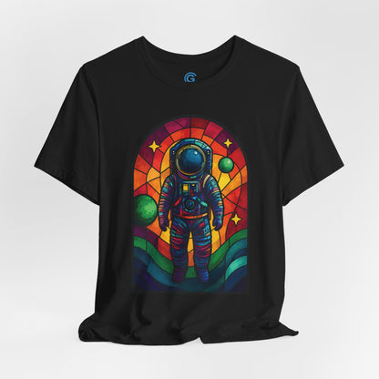 Rainbow Glass Orbit — Premium Graphic Tee
