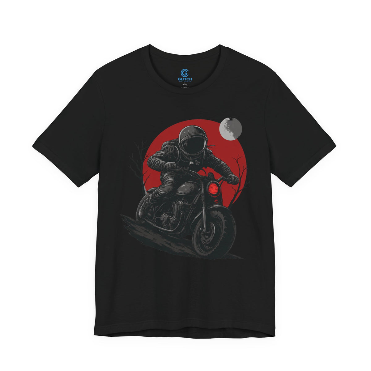 Crimson Night Rider — Premium Graphic Tee
