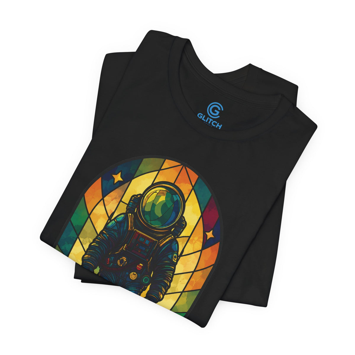 Golden Glass Pilgrim — Premium Graphic Tee