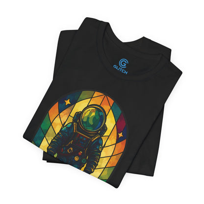 Golden Glass Pilgrim — Premium Graphic Tee