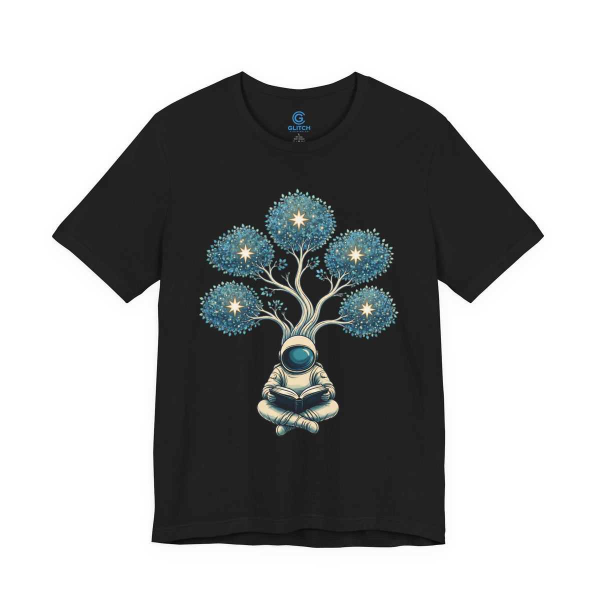 Blue Starlight Reader — Premium Graphic Tee