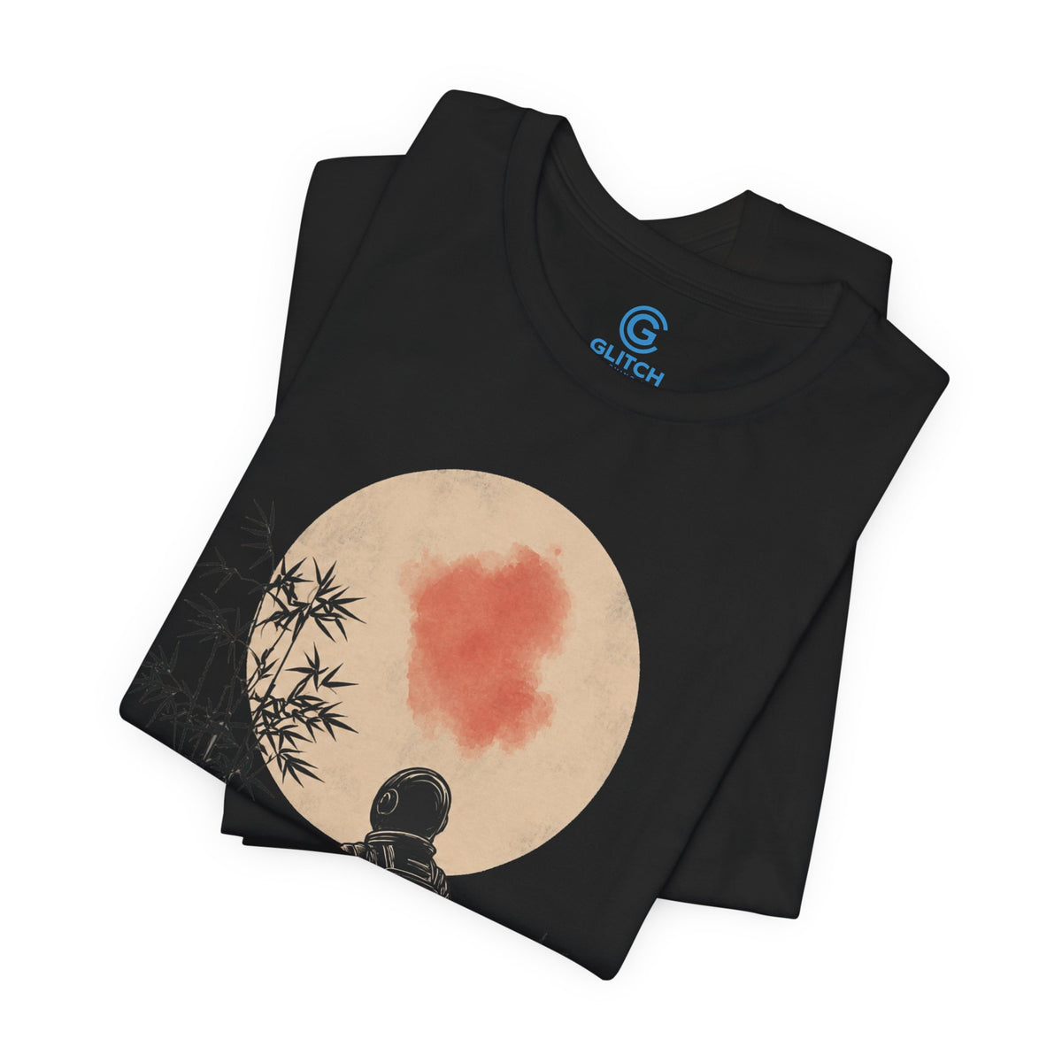 Bamboo Moon Contemplation — Premium Graphic Tee
