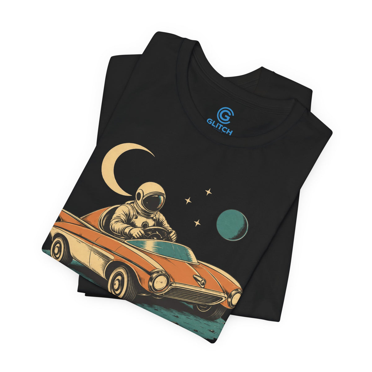 Atomic Moon Roadster — Premium Graphic Tee