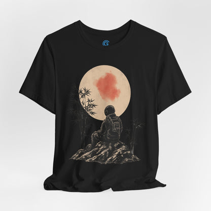 Bamboo Moon Contemplation — Premium Graphic Tee
