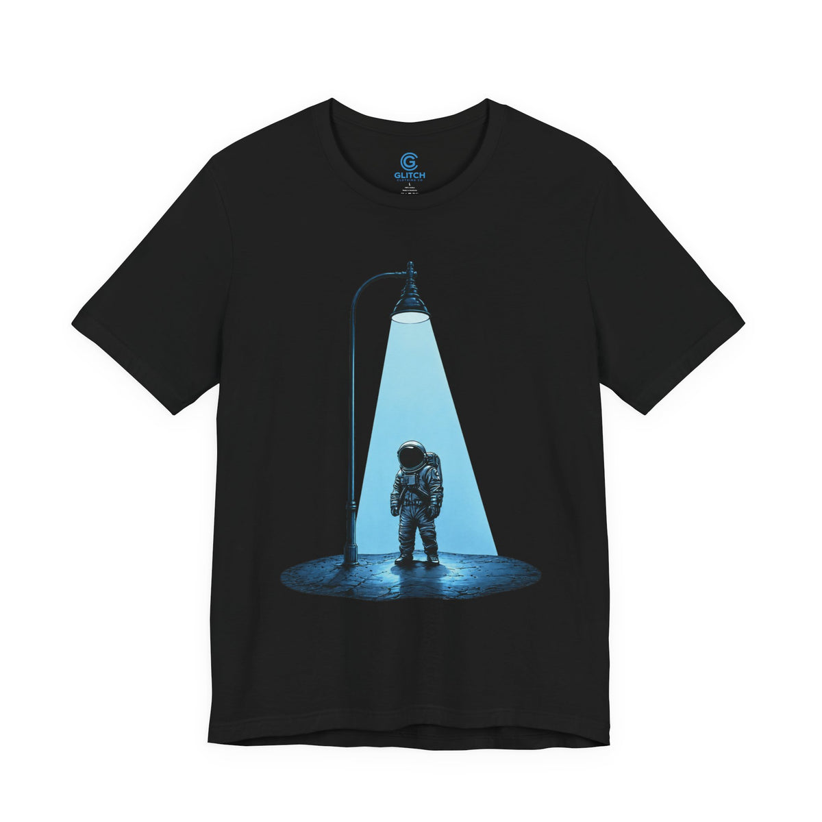 Blue Hour Streetlamp — Premium Graphic Tee