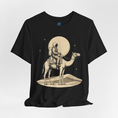 Moonlit Camel Journey — Premium Graphic Tee