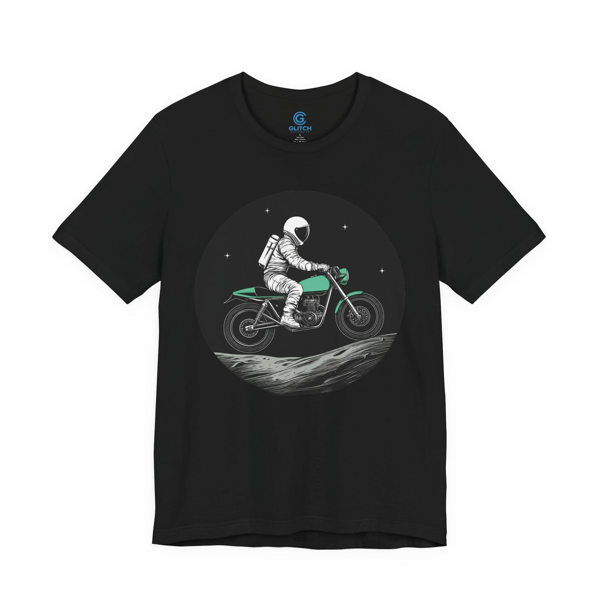 Mint Moon Cafe Racer — Premium Graphic Tee