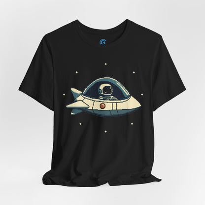 Pixel Starfaring Capsule — Premium Graphic Tee