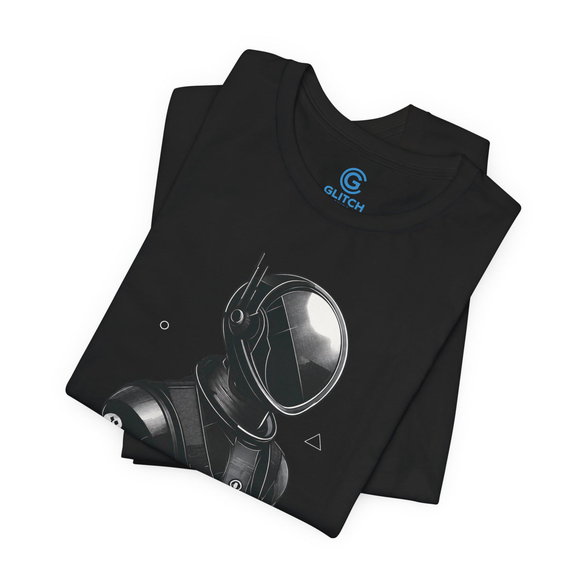 Silver Vector Portrait — Premium Graphic Tee