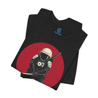 Crimson Samurai Stance — Premium Graphic Tee