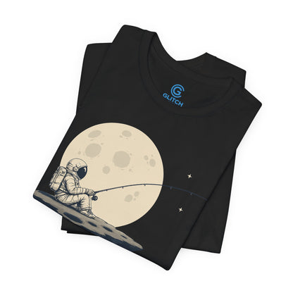 Moon Island Angler — Premium Graphic Tee