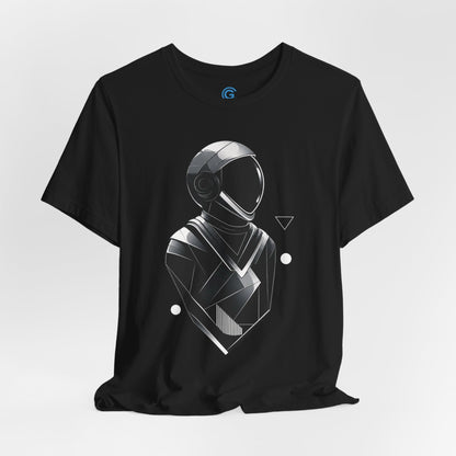 Monochrome Vector Voyager — Premium Graphic Tee