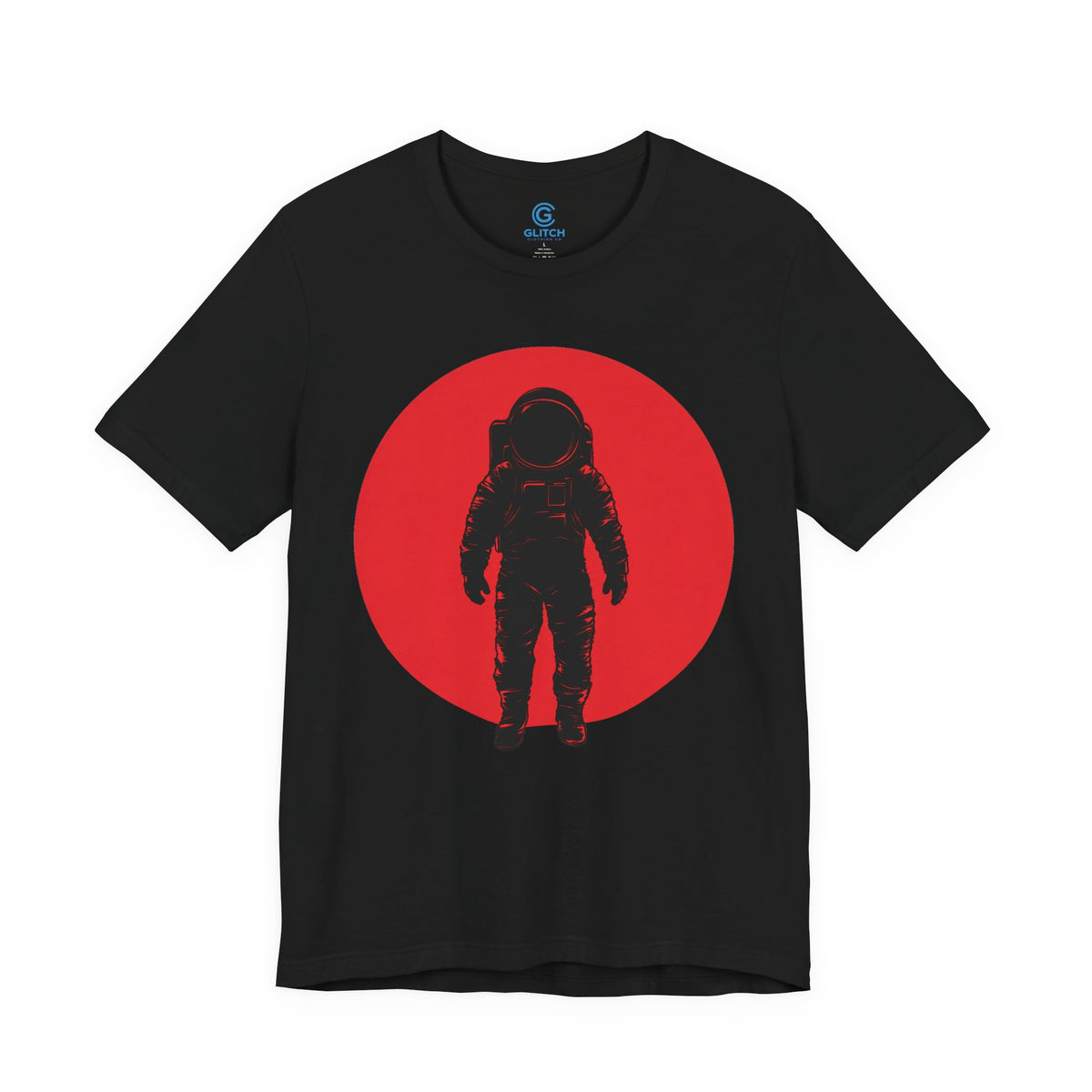 Scarlet Silhouette Orbit — Premium Graphic Tee