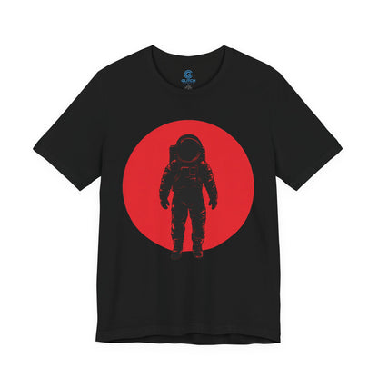 Scarlet Silhouette Orbit — Premium Graphic Tee