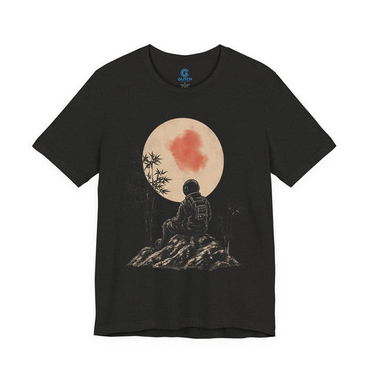Bamboo Moon Contemplation — Premium Graphic Tee