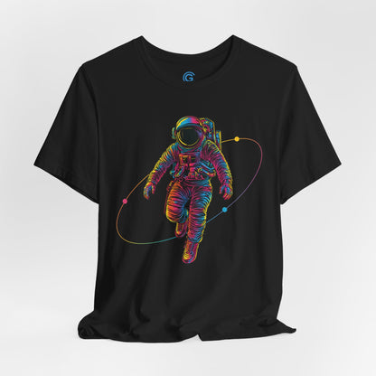 Chromatic Orbit Stride — Premium Graphic Tee