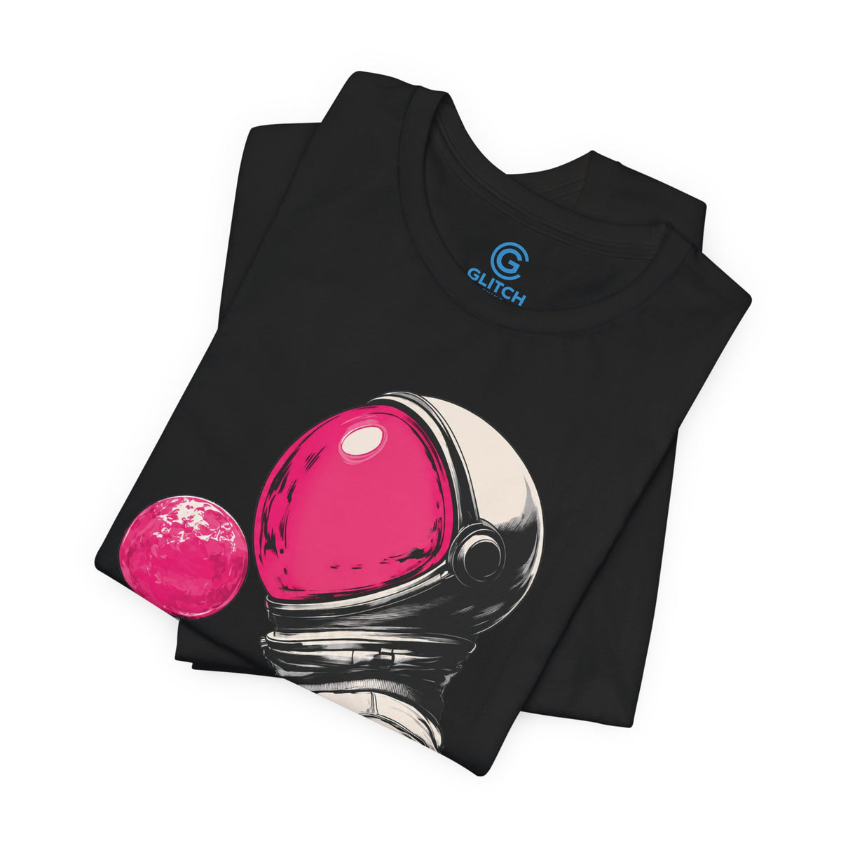 Pink Lollipop Portrait — Premium Graphic Tee